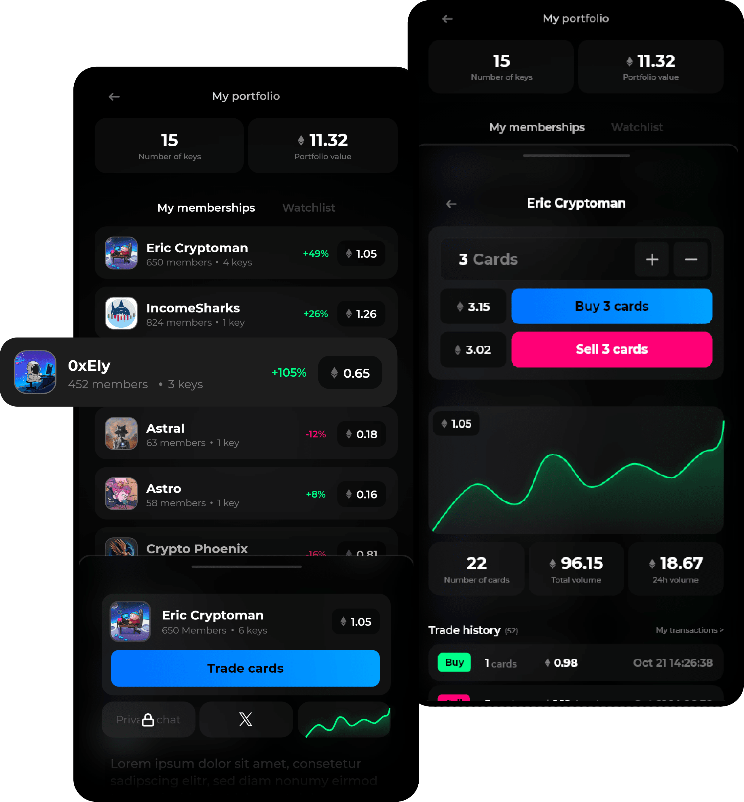 ChatX dApp example